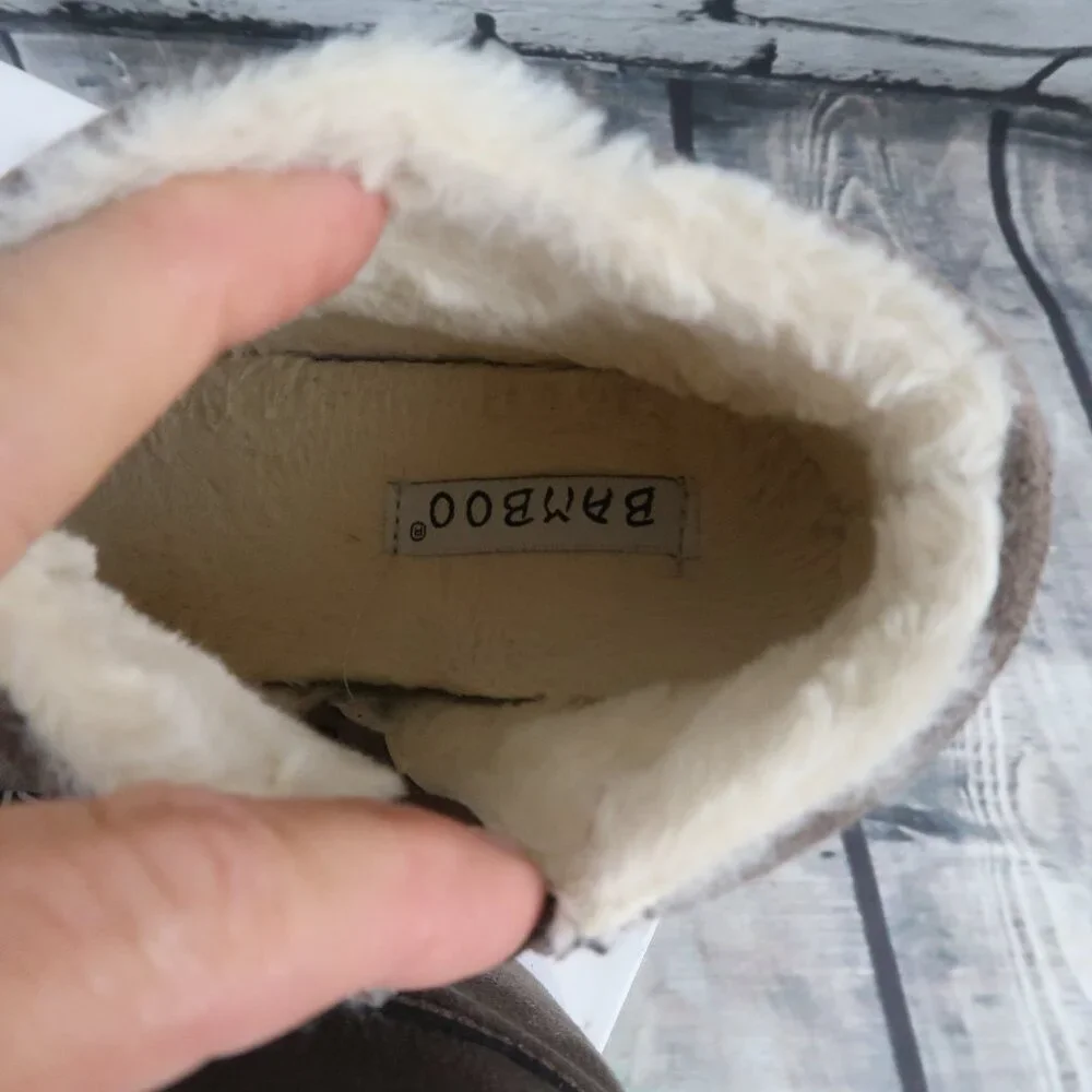 BAMBOO TAUPE RISE PLATFORM HI TOP SNEAKER SIZE 10